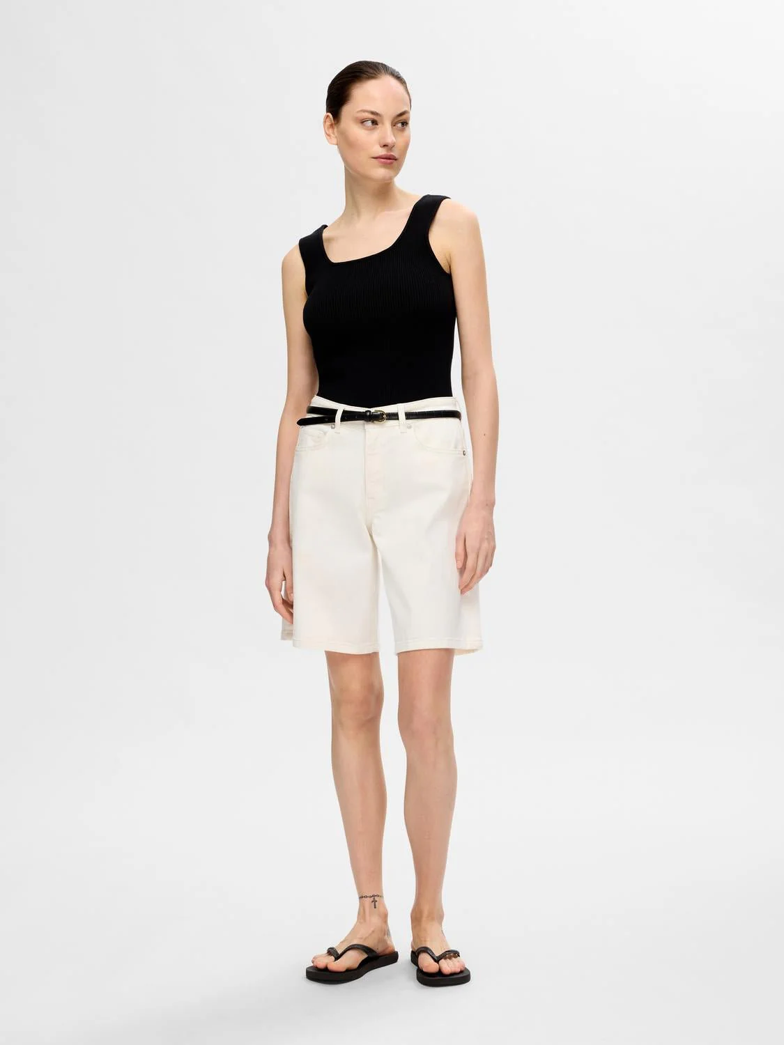 Jenny Sl Knit Top Black - Image 4
