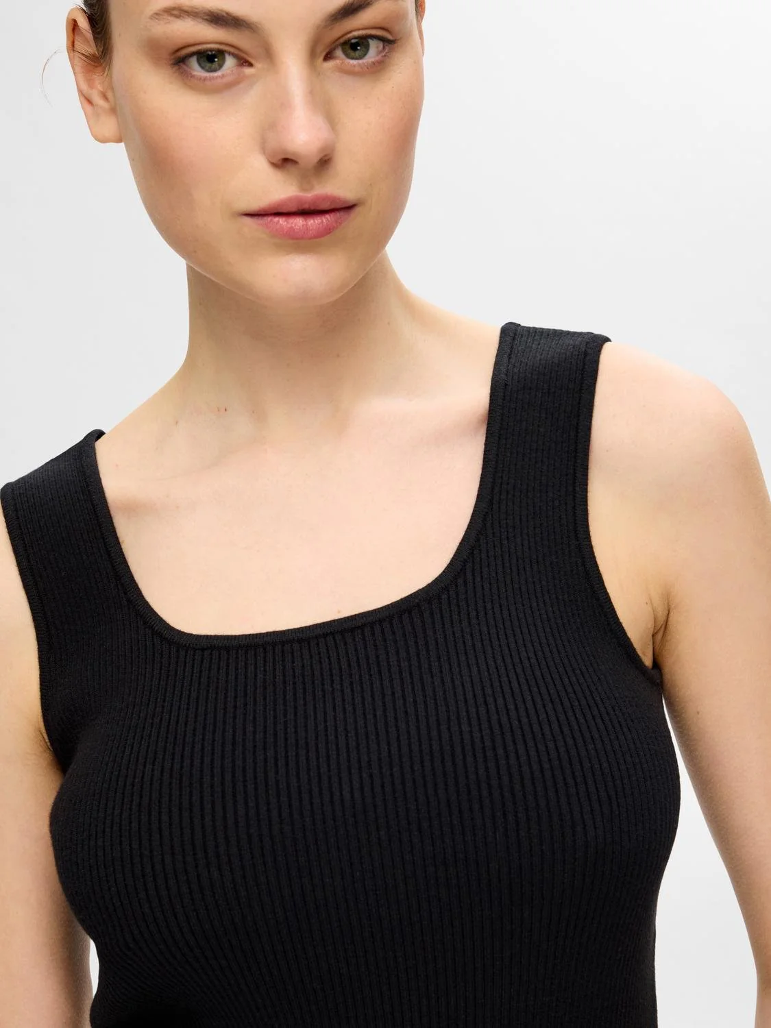Jenny Sl Knit Top Black - Image 5