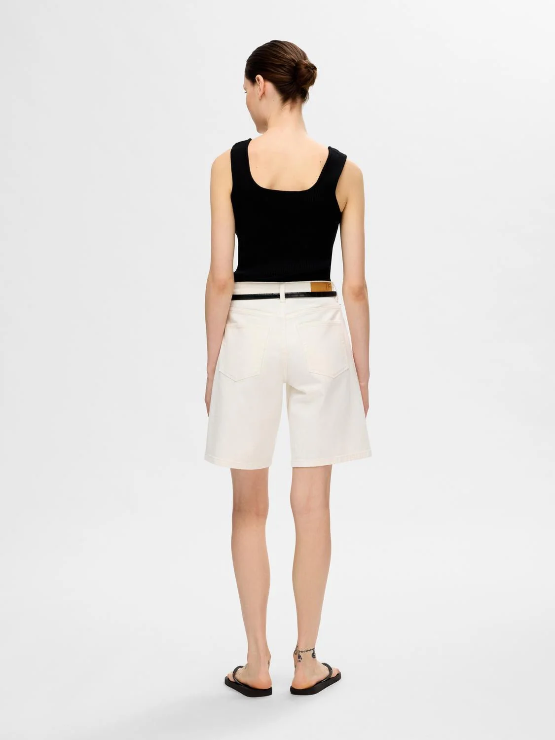 Jenny Sl Knit Top Black - Image 6
