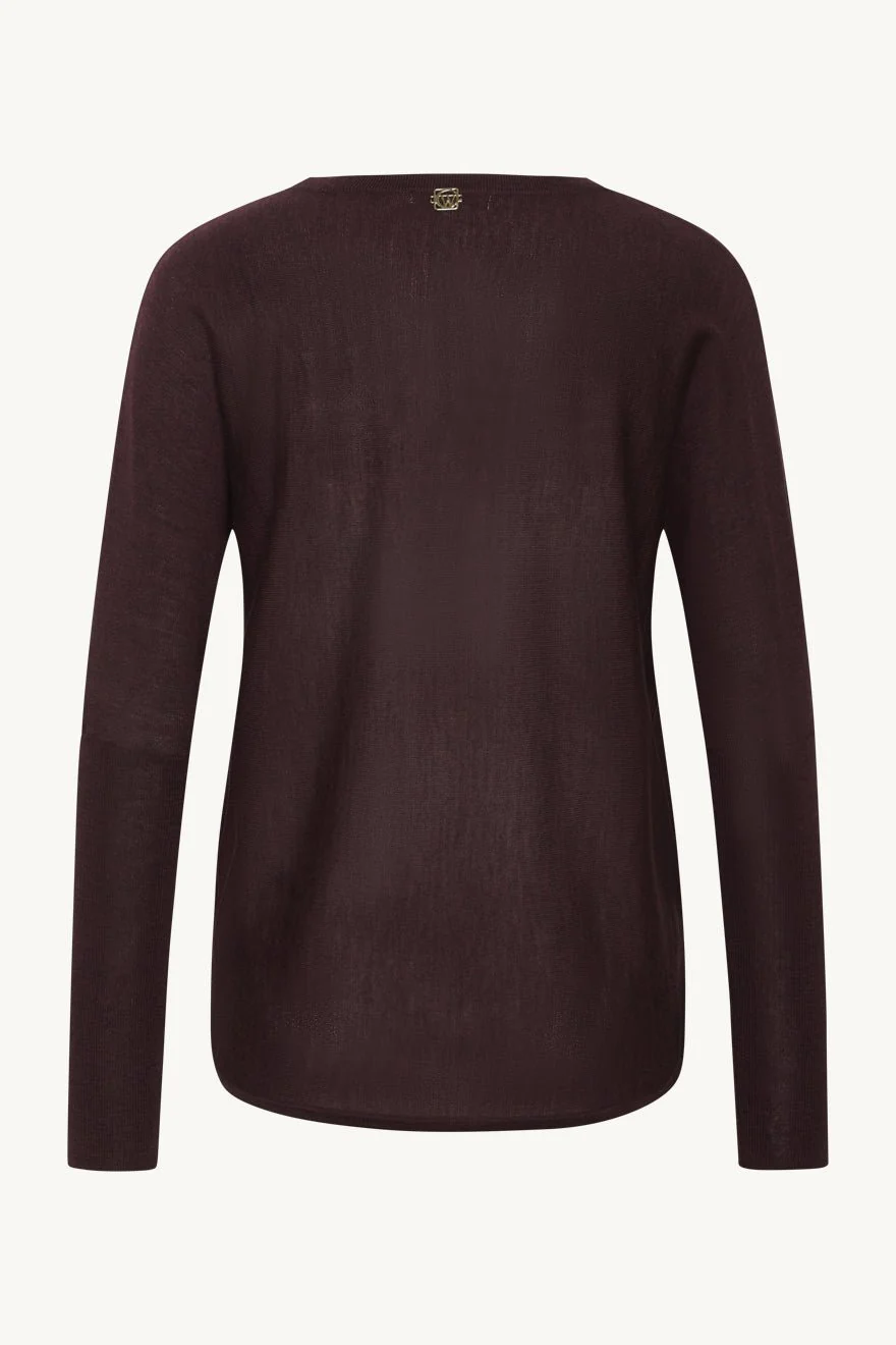 Pippa Pullover Wine Melange - Image 2