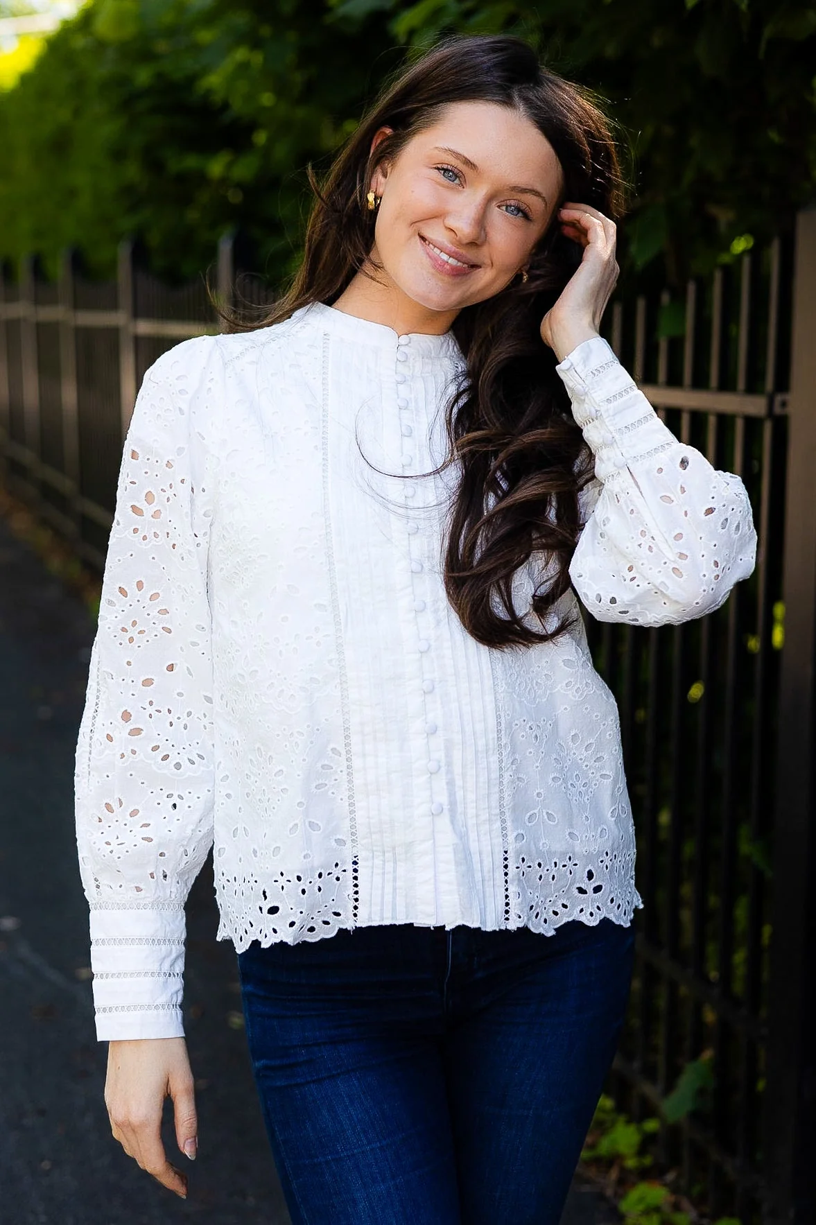Yasalessia Ls Shirt Star White - Image 3