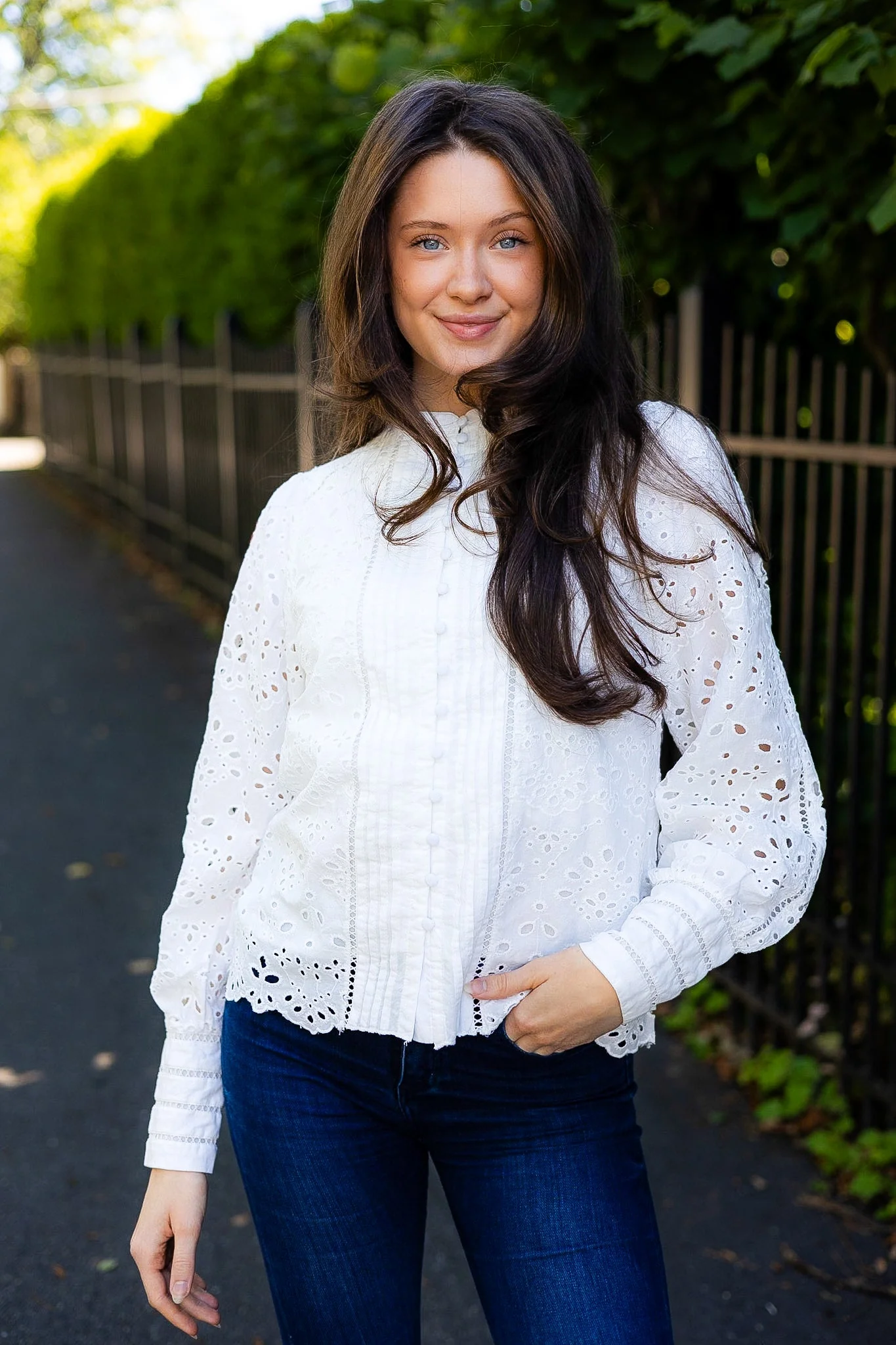 Yasalessia Ls Shirt Star White - Image 4