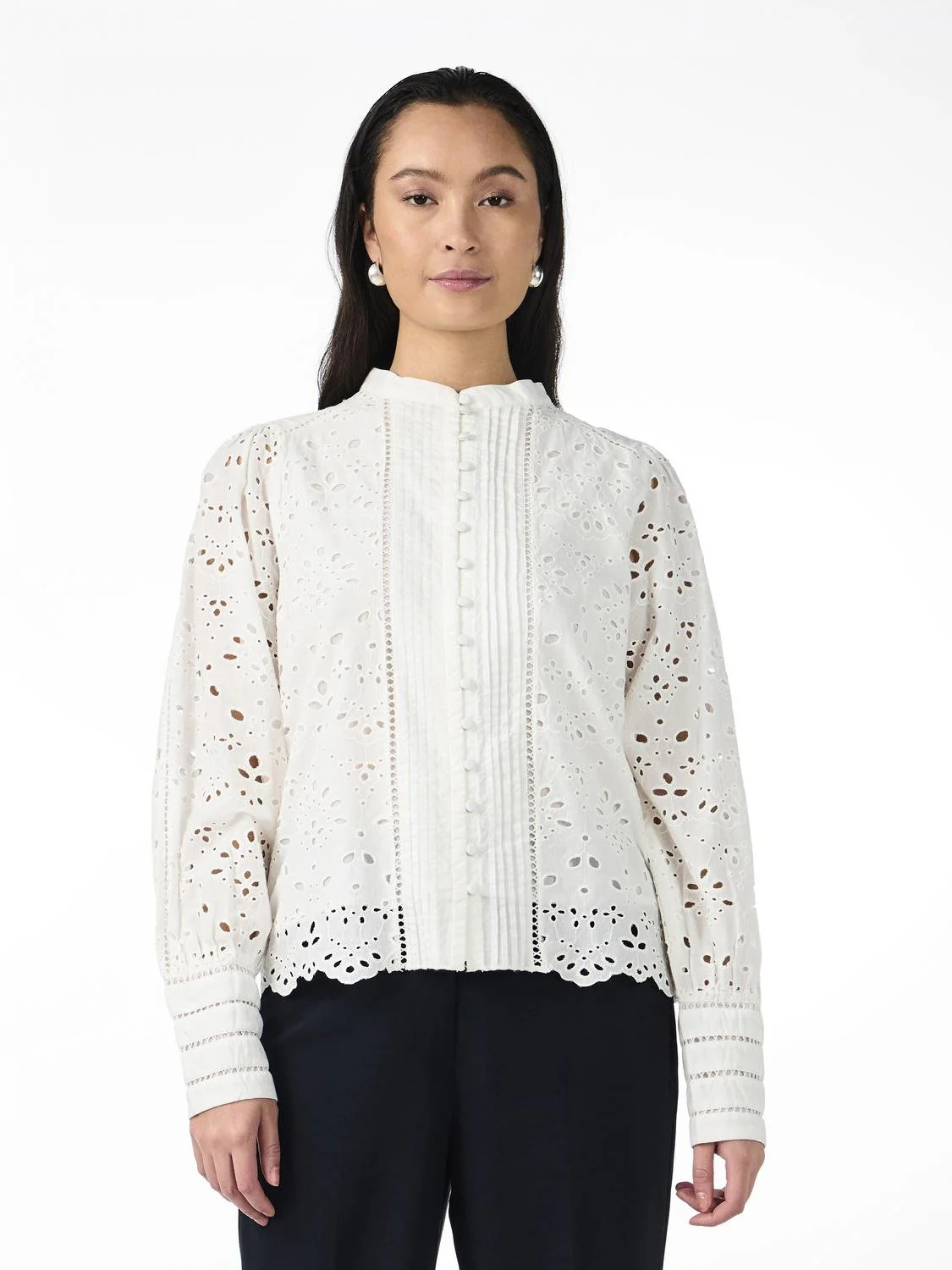 Yasalessia Ls Shirt Star White - Image 5
