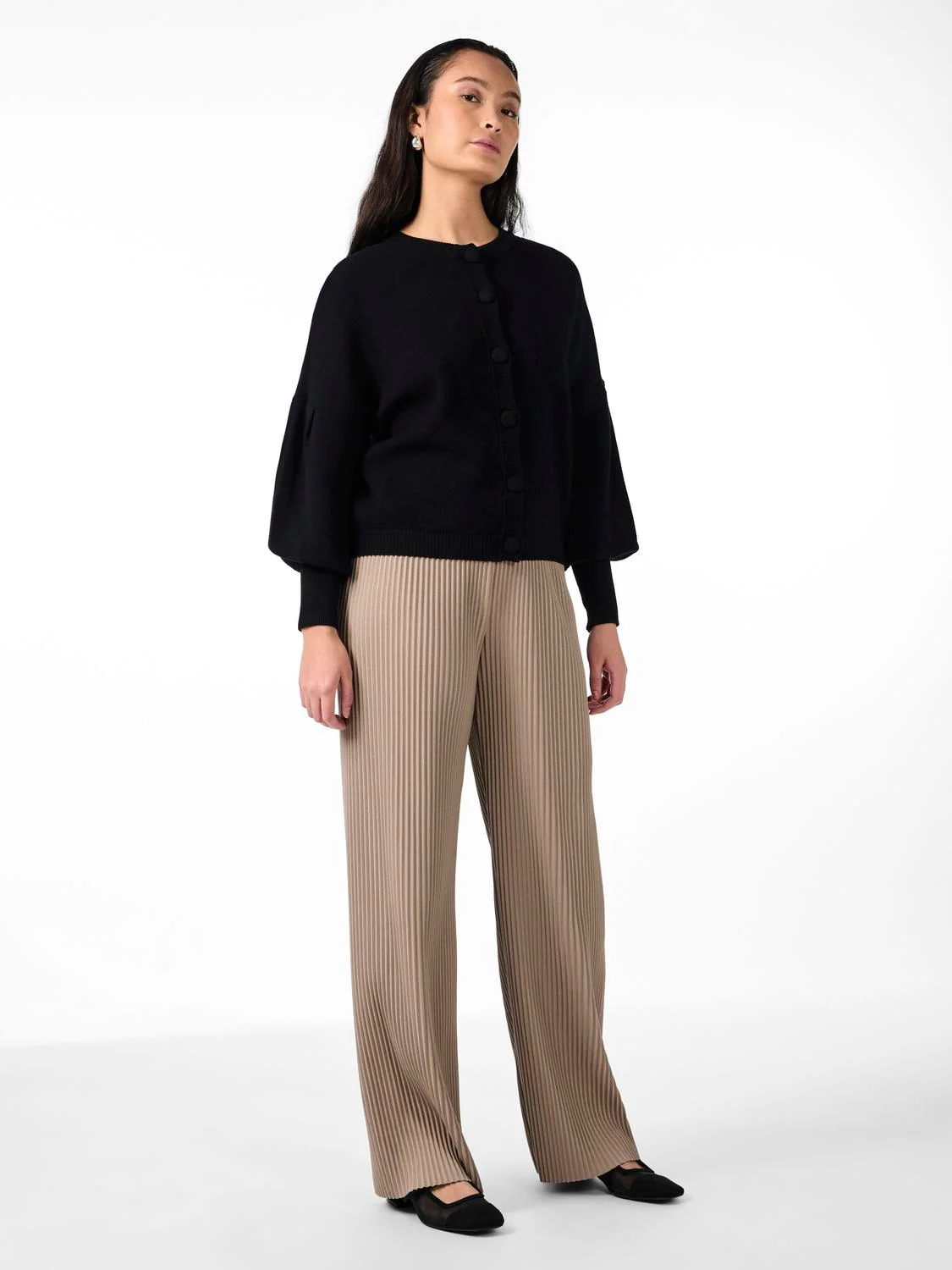 Yasfonny Ls Knit Cardigan Black - Image 10