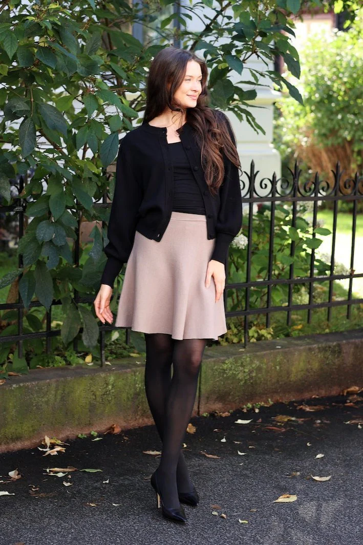 Yasfonny Ls Knit Cardigan Black - Image 8