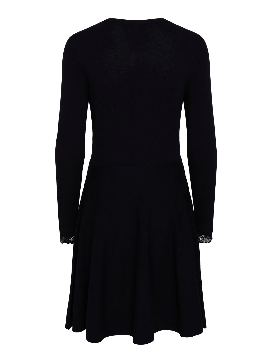 Yasbecco Ls Knit Dress Black - Image 8