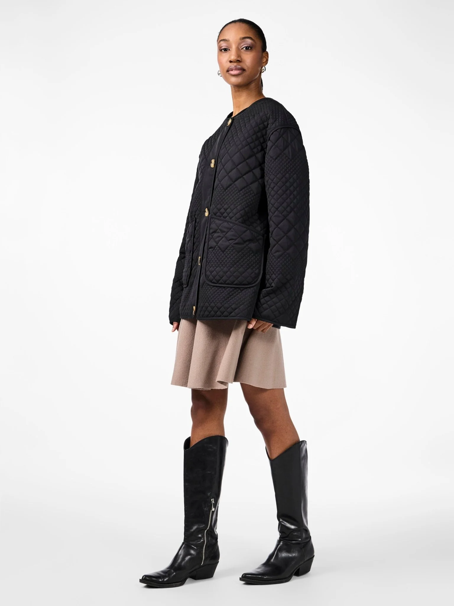 Yaslaurie Ls Padded Jacket Black - Image 4