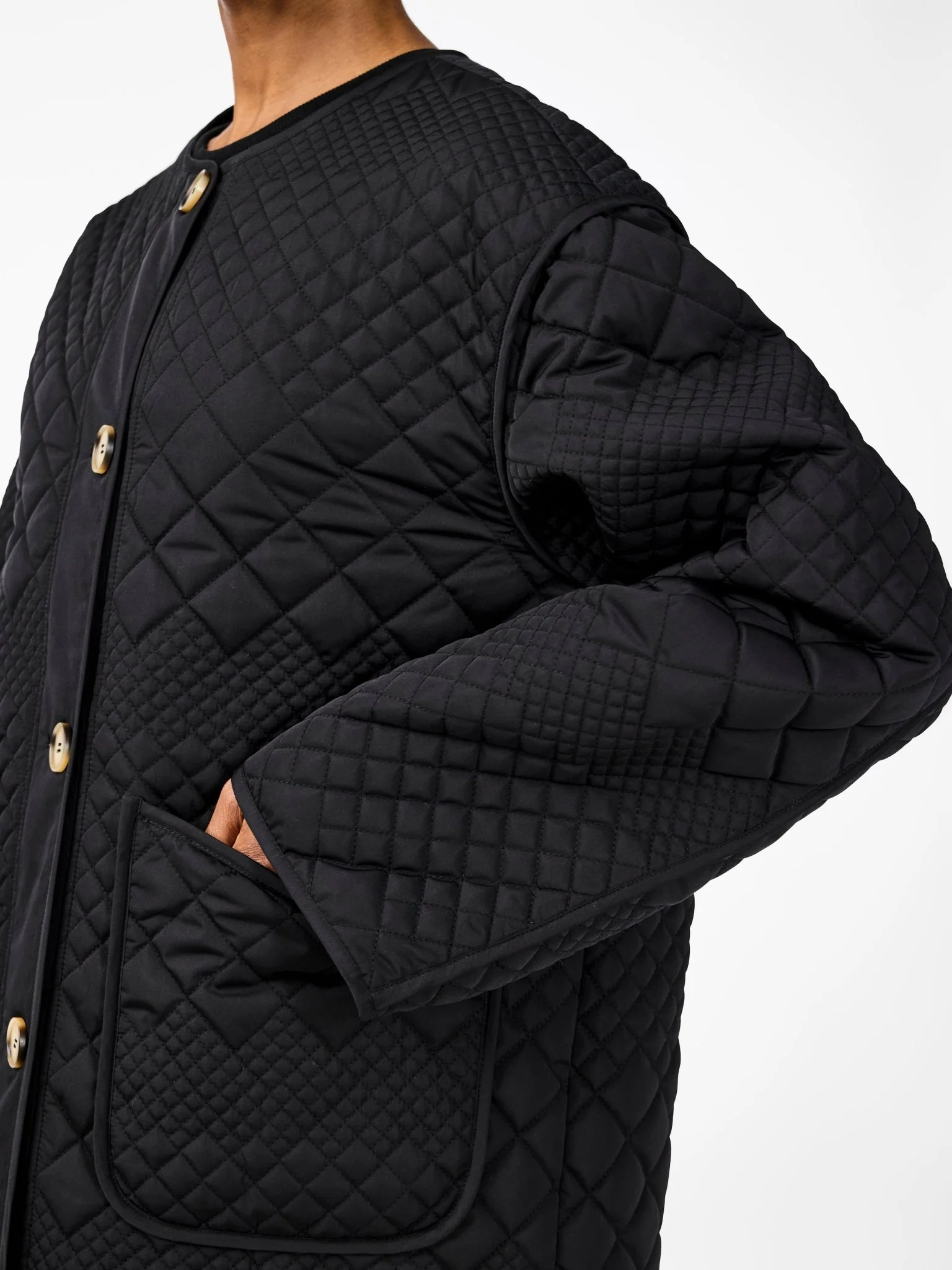 Yaslaurie Ls Padded Jacket Black - Image 6
