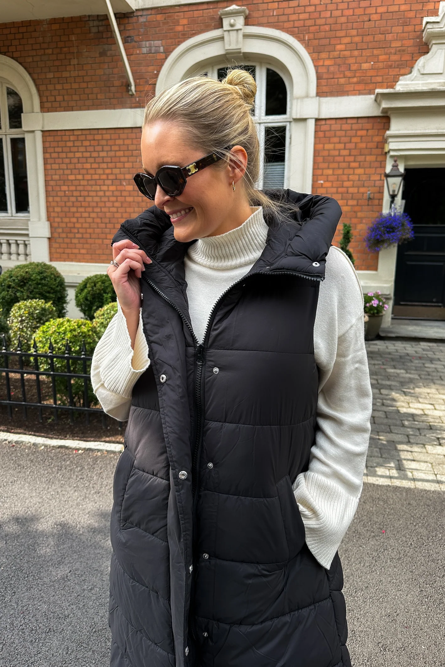 Yasliro Padded Vest Black - Image 4