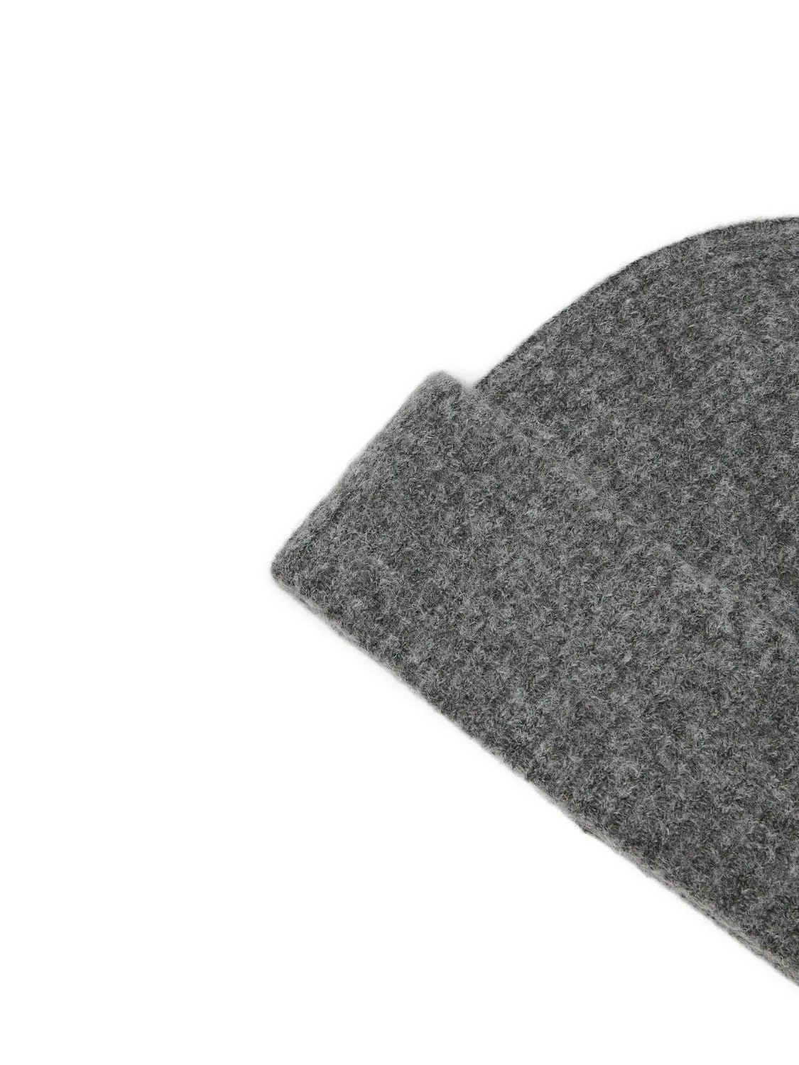 Maline Knit Beanie Medium Grey Melange - Image 2
