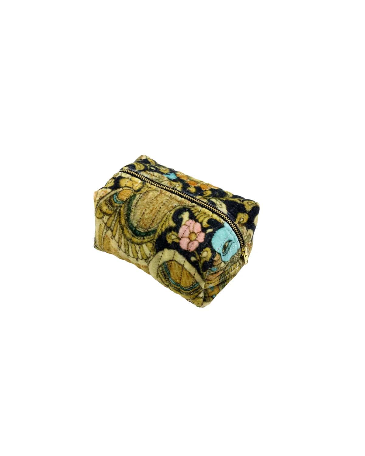 Makeup Bag Velvet Peacock - Image 2