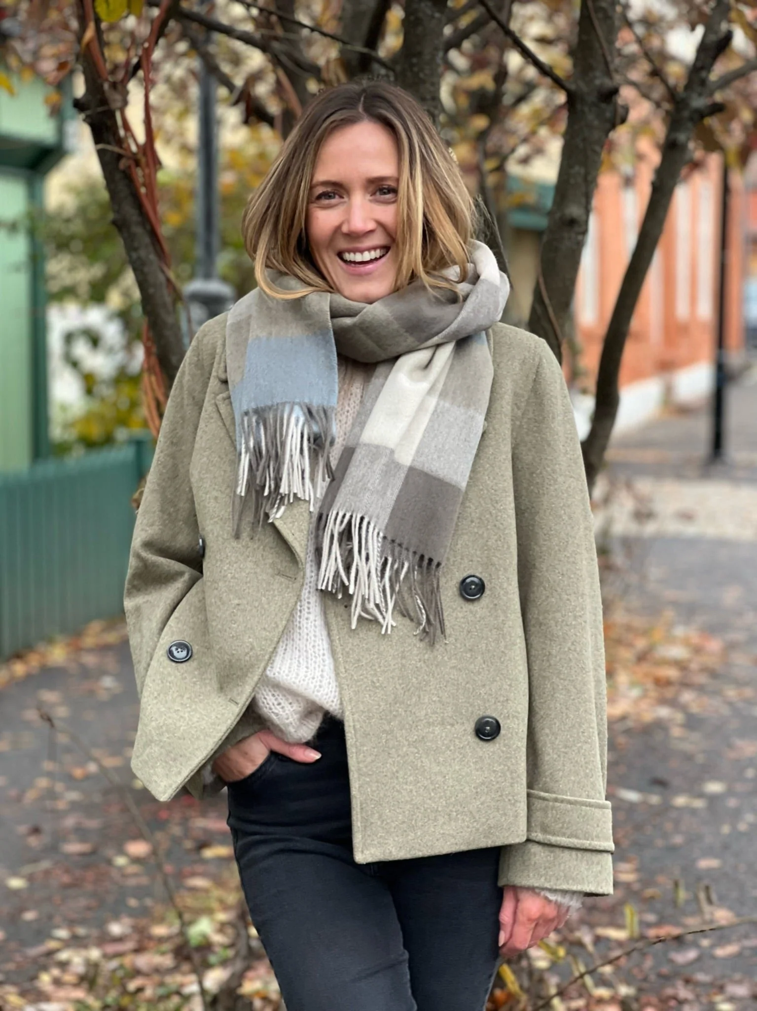 Lillianpw Outerwear Vetiver Melange - Image 17