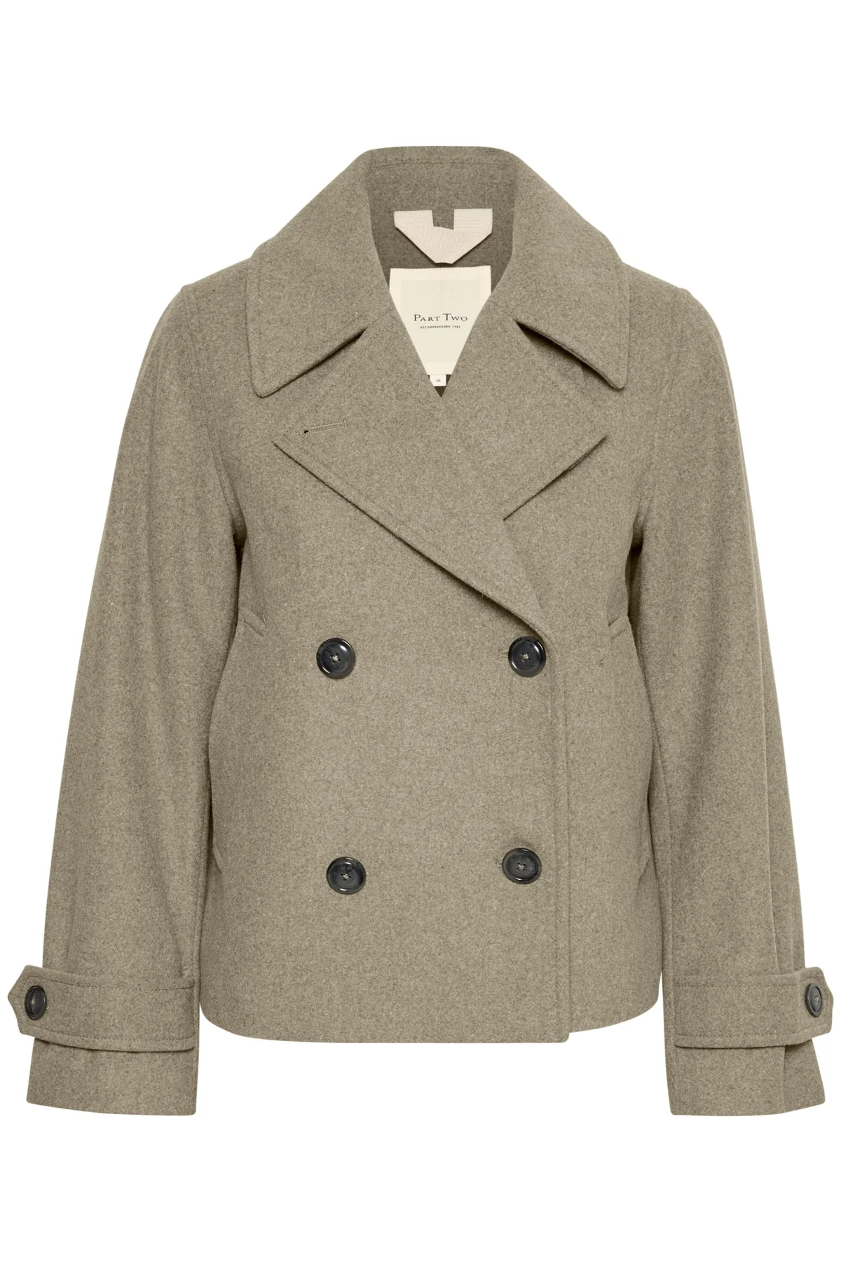 Lillianpw Outerwear Vetiver Melange - Image 2