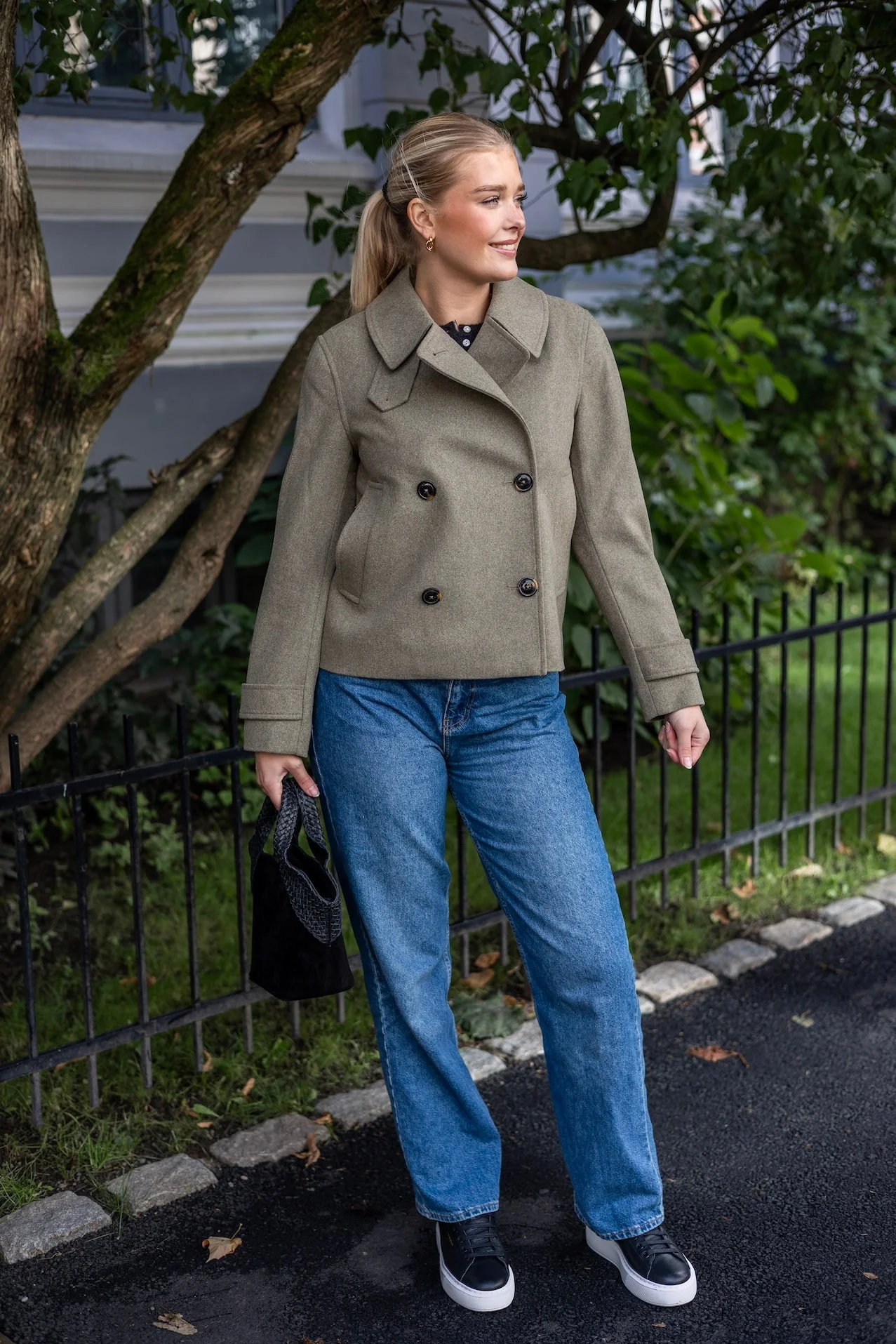 Lillianpw Outerwear Vetiver Melange - Image 4