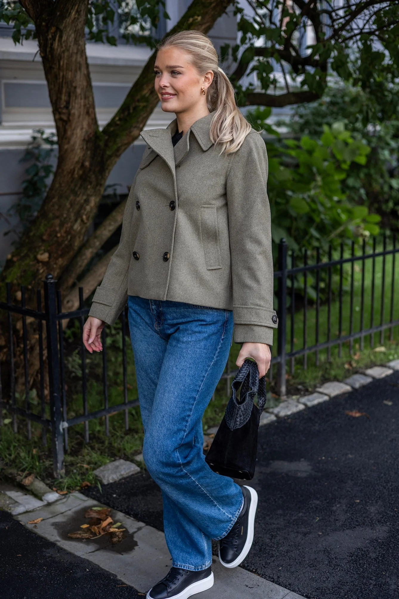 Lillianpw Outerwear Vetiver Melange - Image 5