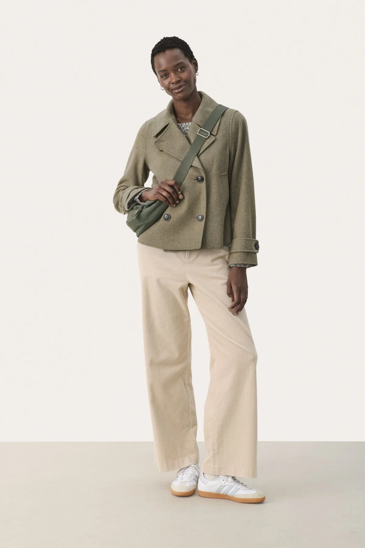 Lillianpw Outerwear Vetiver Melange - Image 8