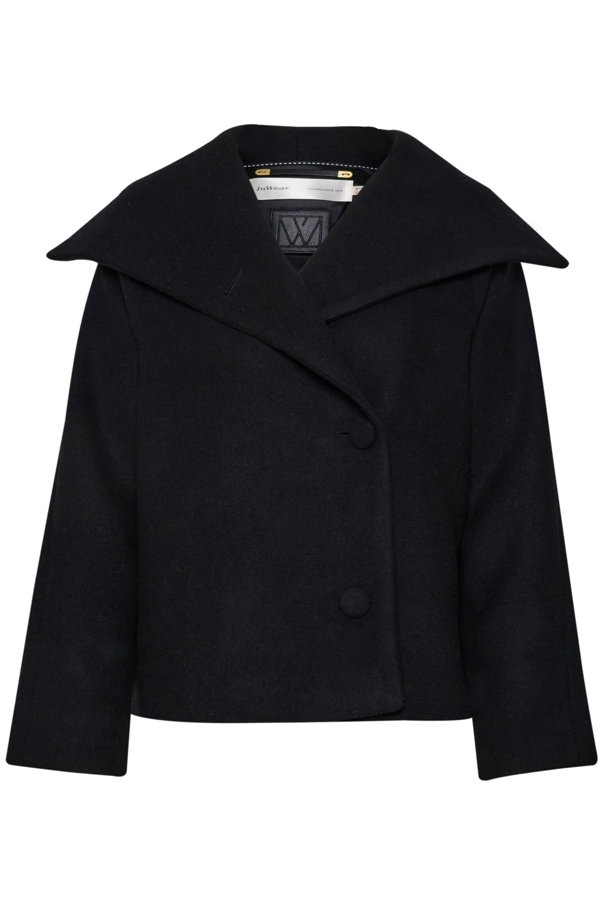 Perryiw Short Coat Black - Image 2