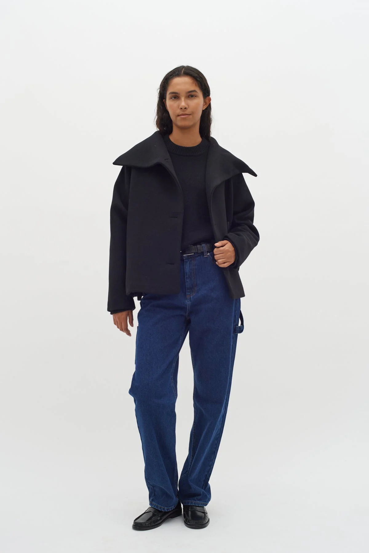 Perryiw Short Coat Black - Image 9