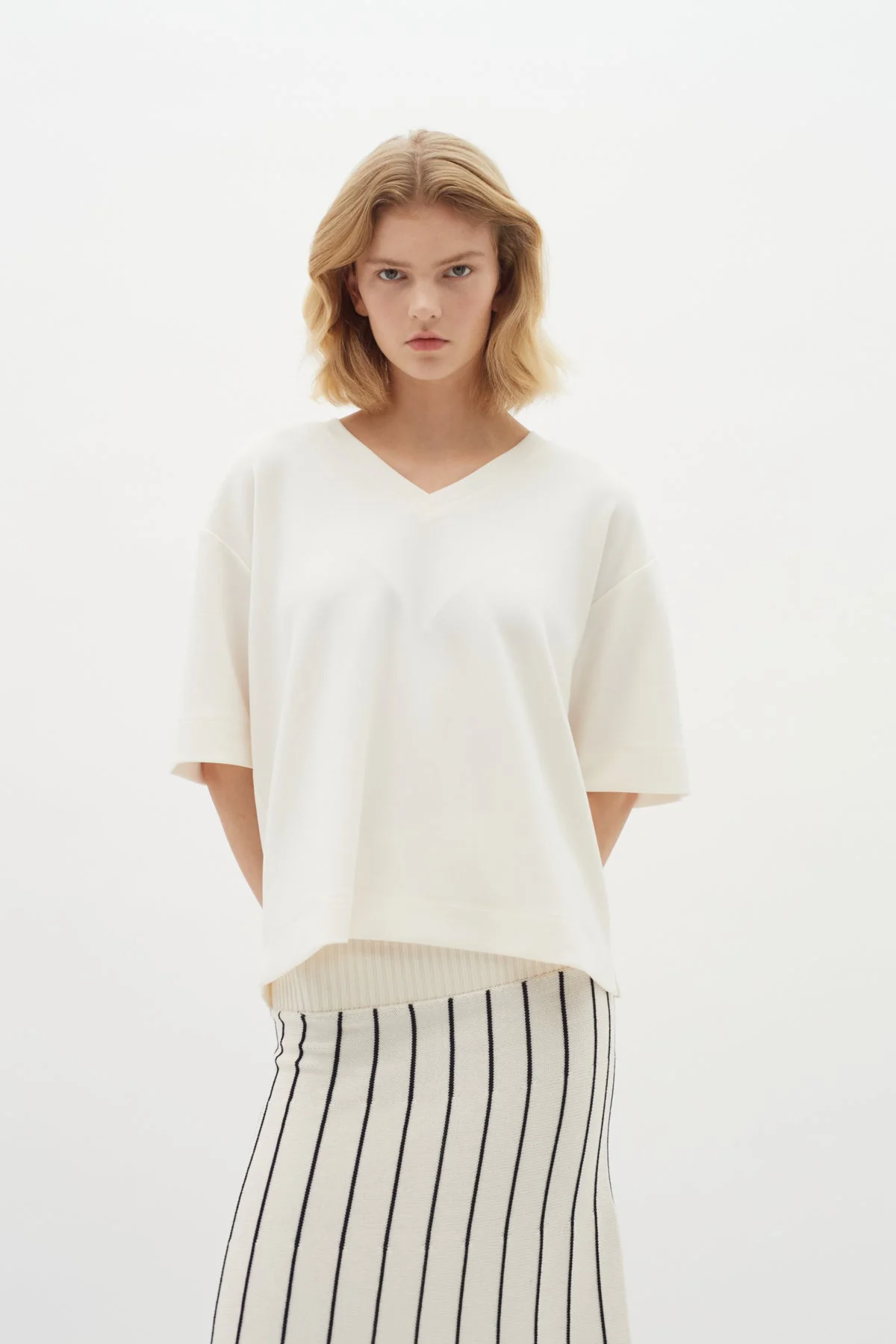Leicentiw Oversize Tshirt Whisper White - Image 2
