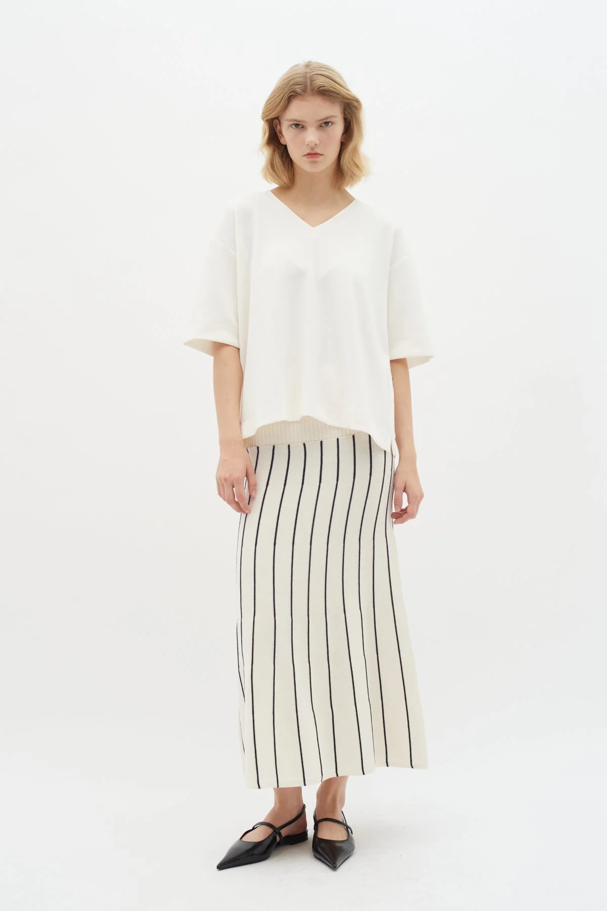 Leicentiw Oversize Tshirt Whisper White - Image 3