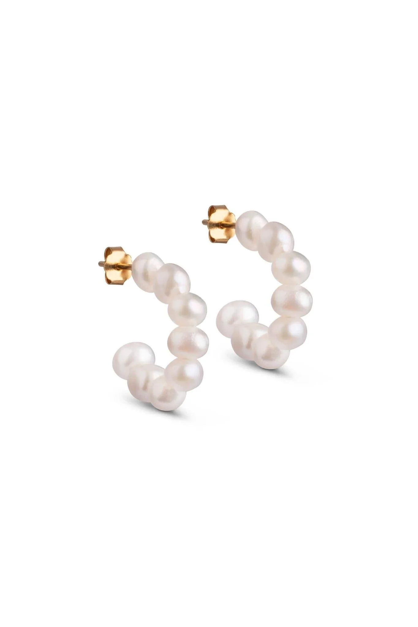 Pearlie Chunky Earrings Pearl