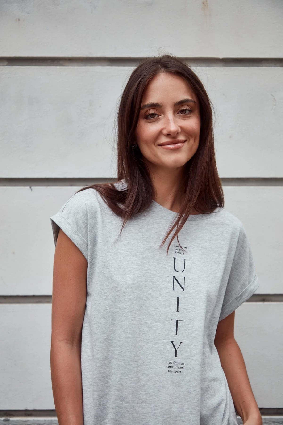 Unity Tee 1 Light Grey Melange