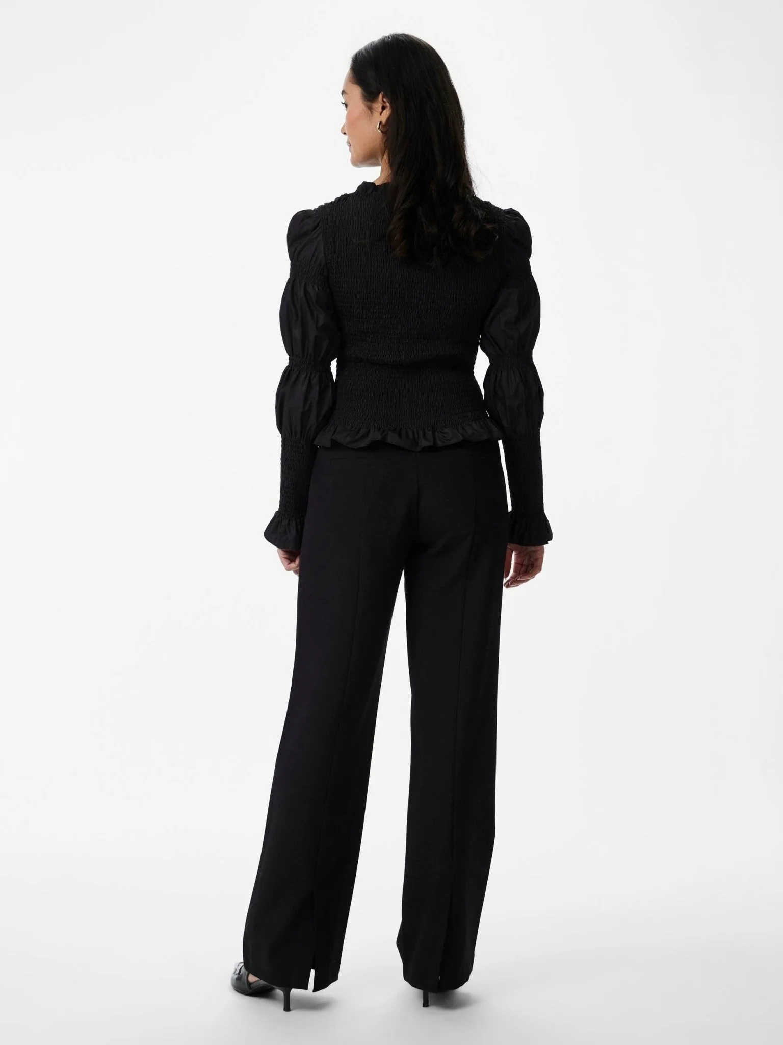Chemma Ls Smock Top Black - Image 14