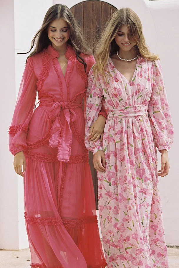 Violetta Maxi Dress Coral - Image 6