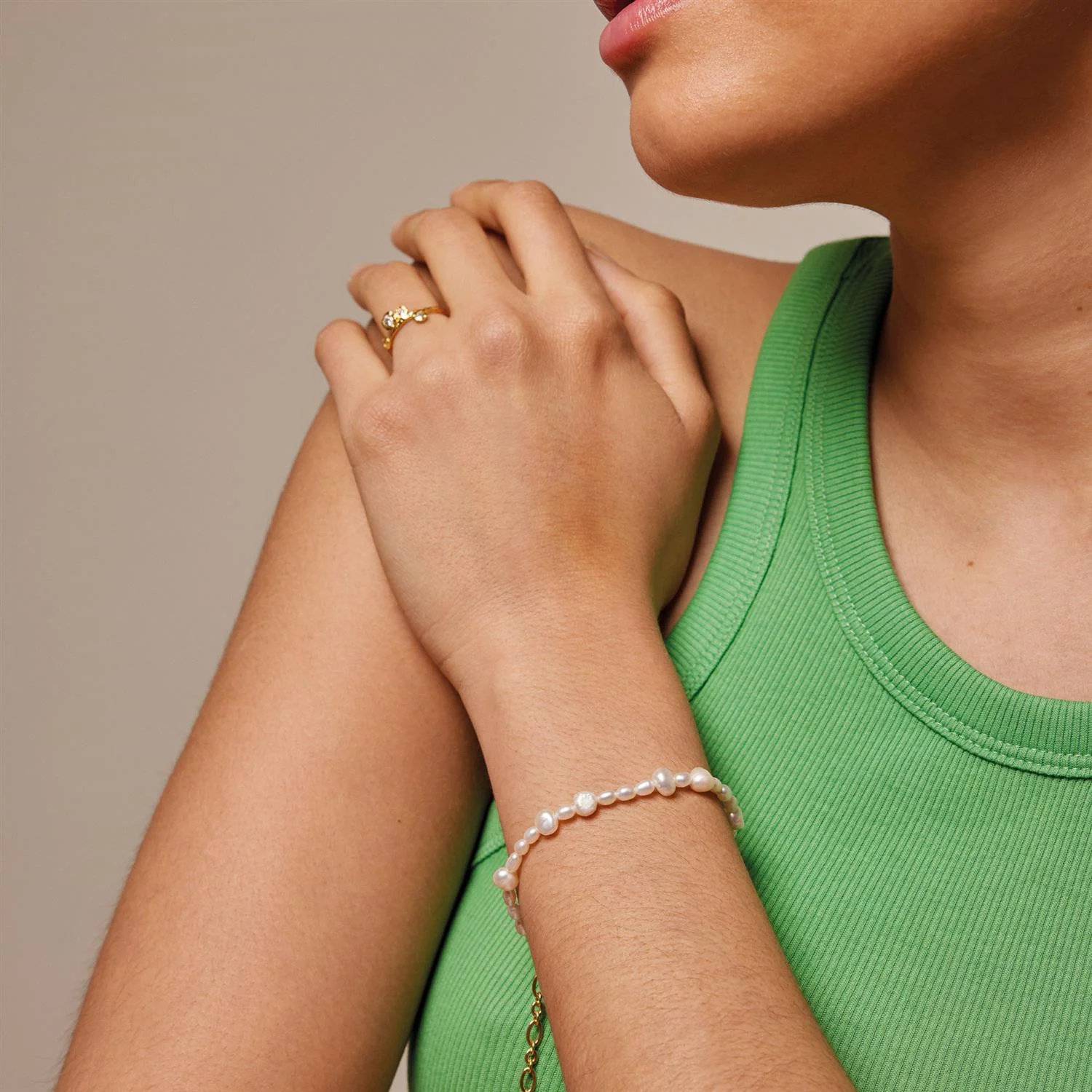 Pearlie Bracelets Gold - Image 2
