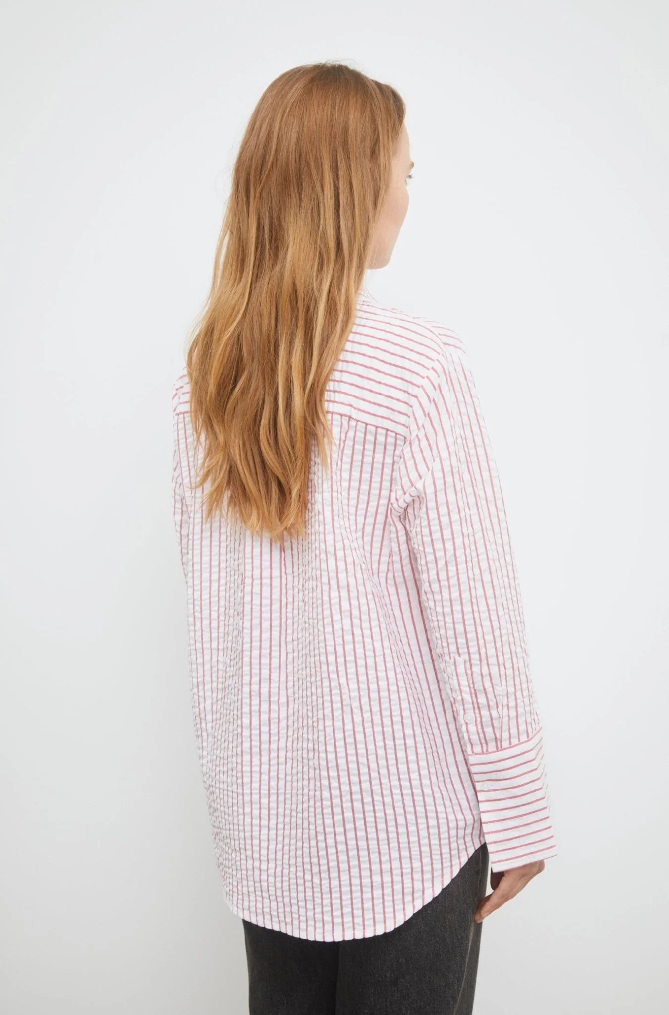 Bibi Crepe Shirt Berry - Image 5