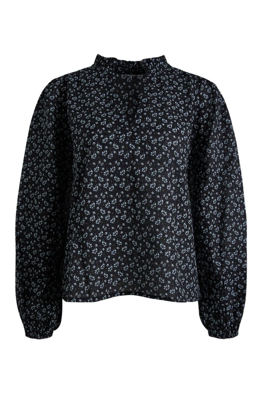 Karro Blouse Black Lupin Print - Image 2