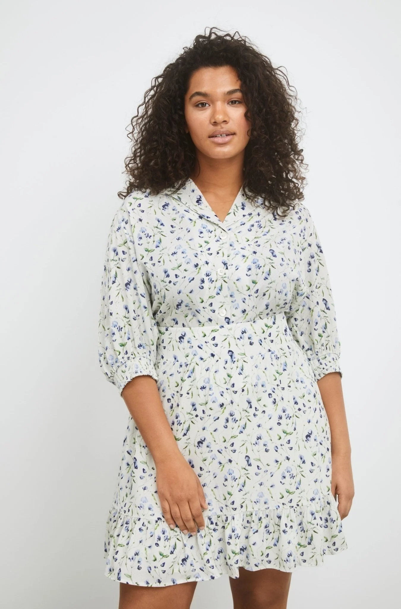 Caria Blouse Blue Branch Print - Image 7