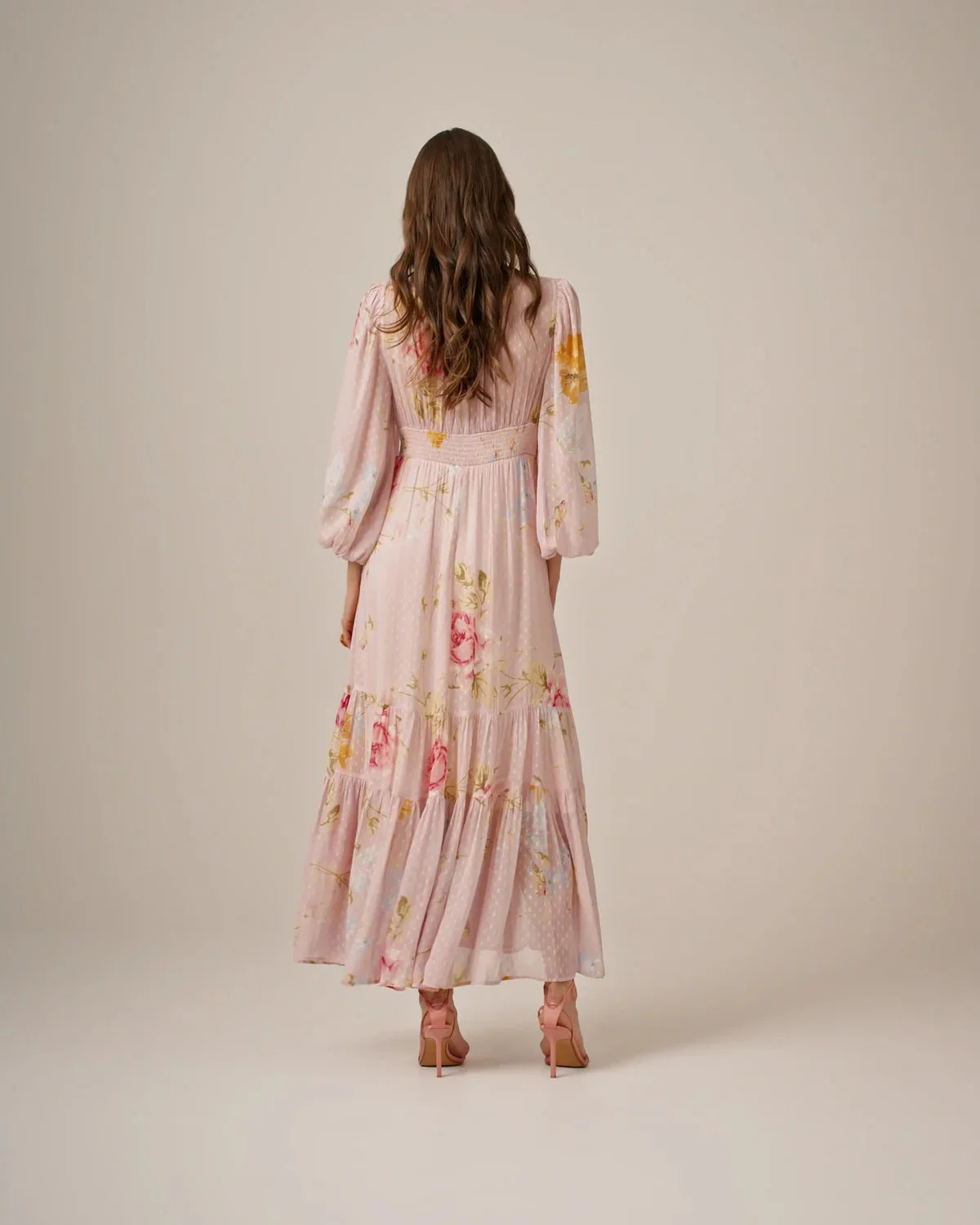 Dotted Georgette Gown Flourish Wall - Image 6