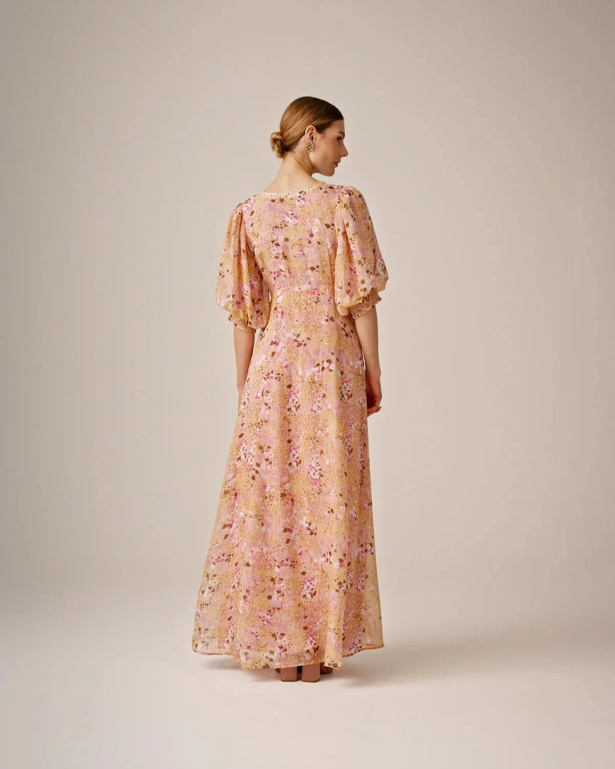 Organza Gown Pink Meadow - Image 5