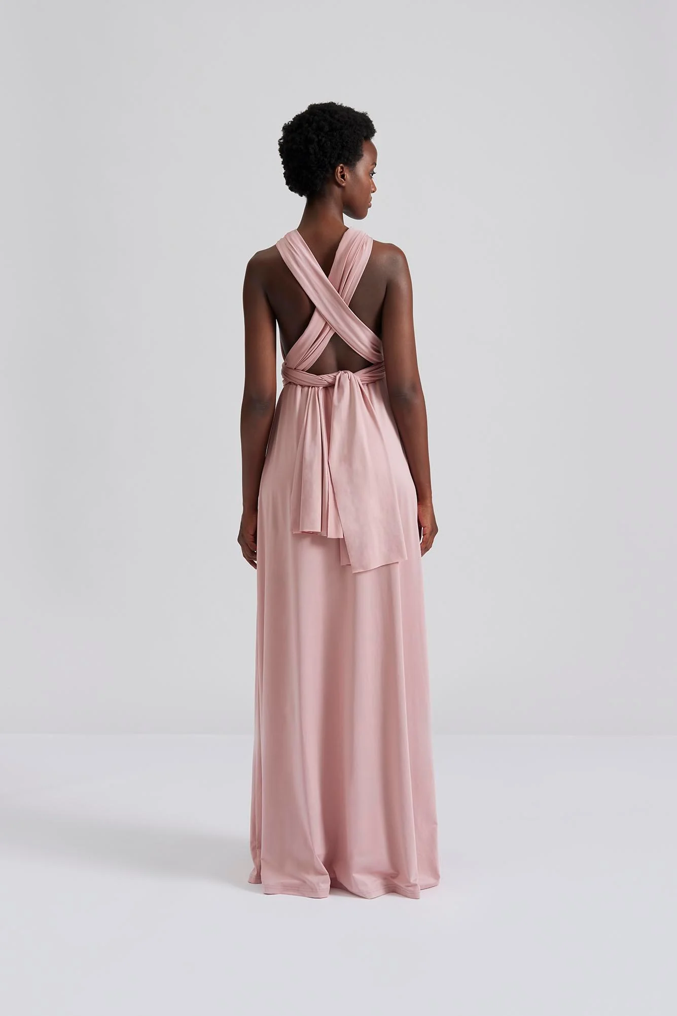 Lola Wrap Dress Blush - Image 2