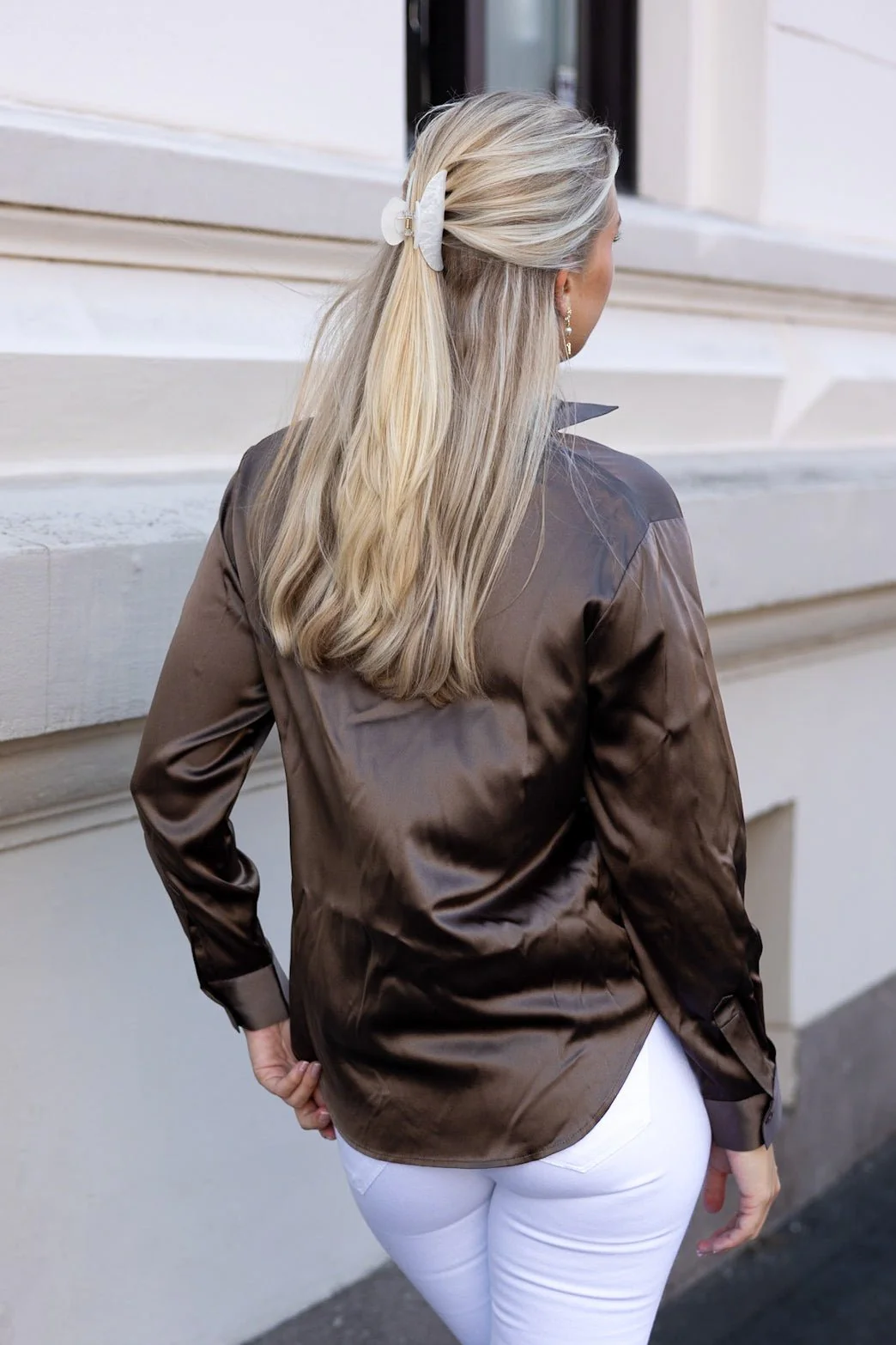 Leia Blouse Nutmeg - Image 4
