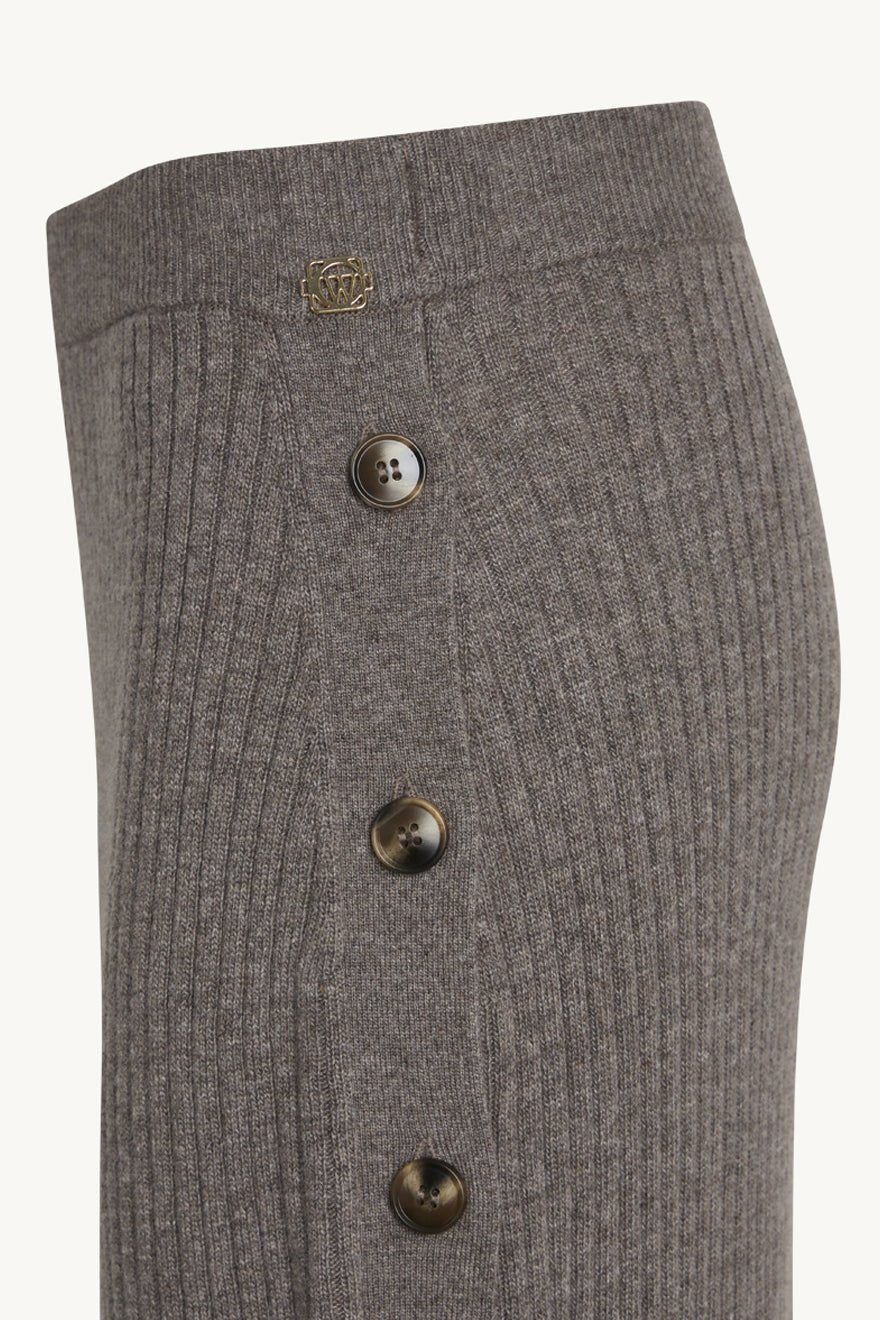 Nenna Skirt Cacao Melange - Image 3
