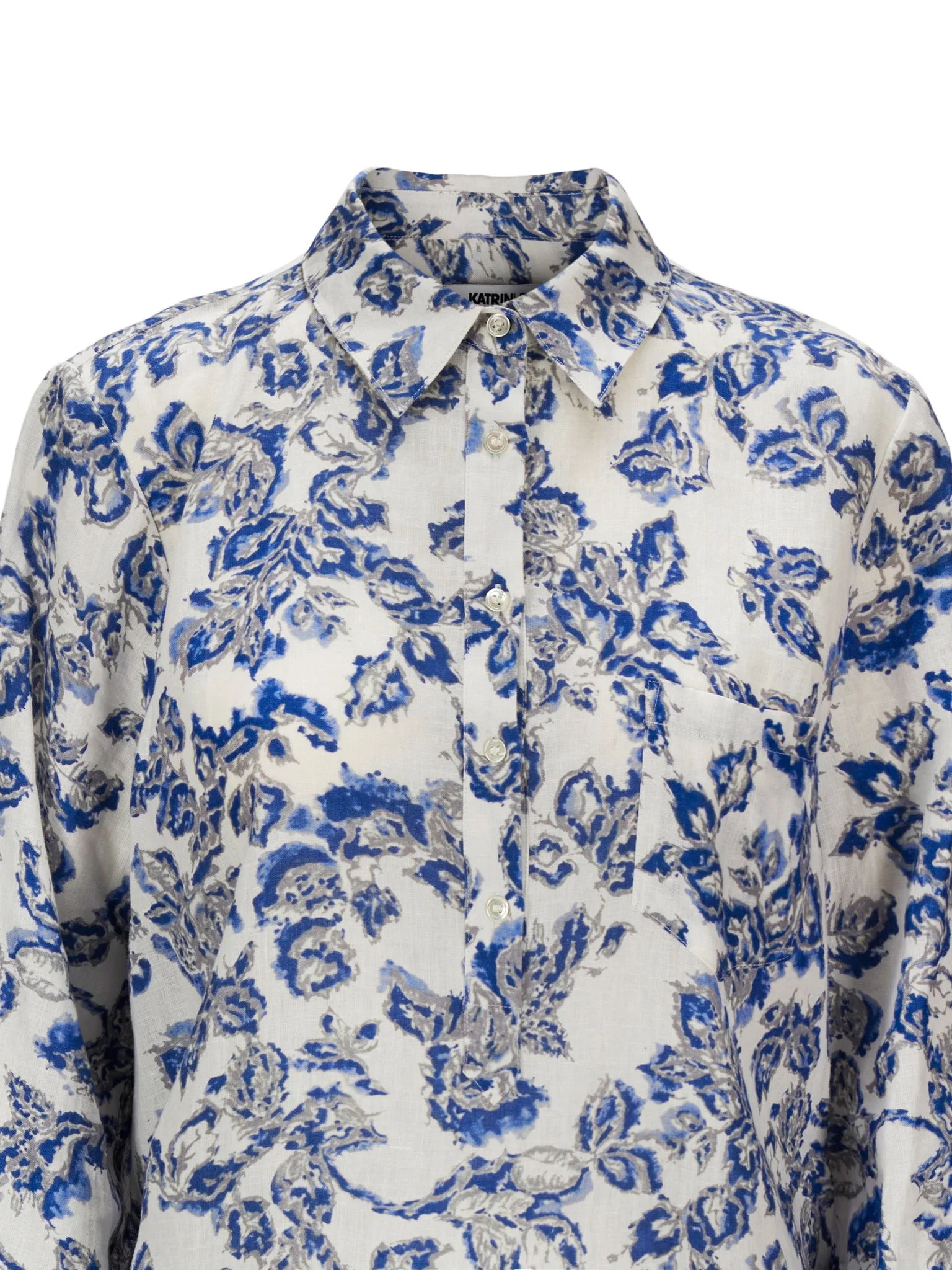 Porto Eliza Dress Blue - Image 4