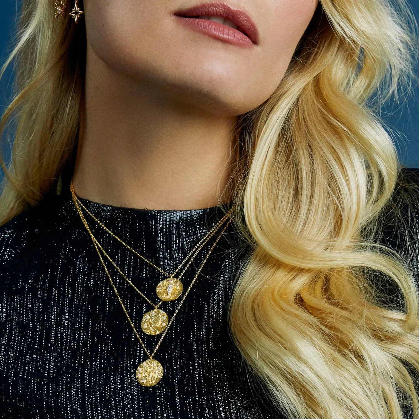 Virgo Zodiac Necklace Pale Gold - Image 5