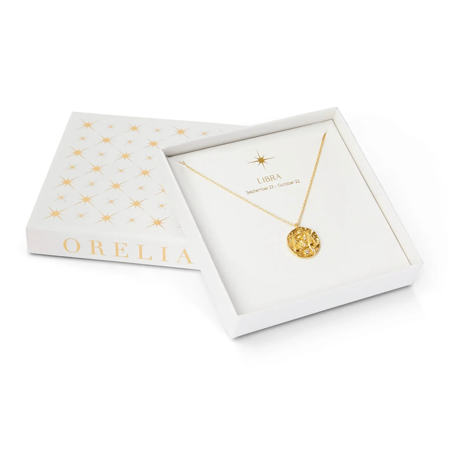 Taurus Zodiac Necklace Pale Gold - Image 3