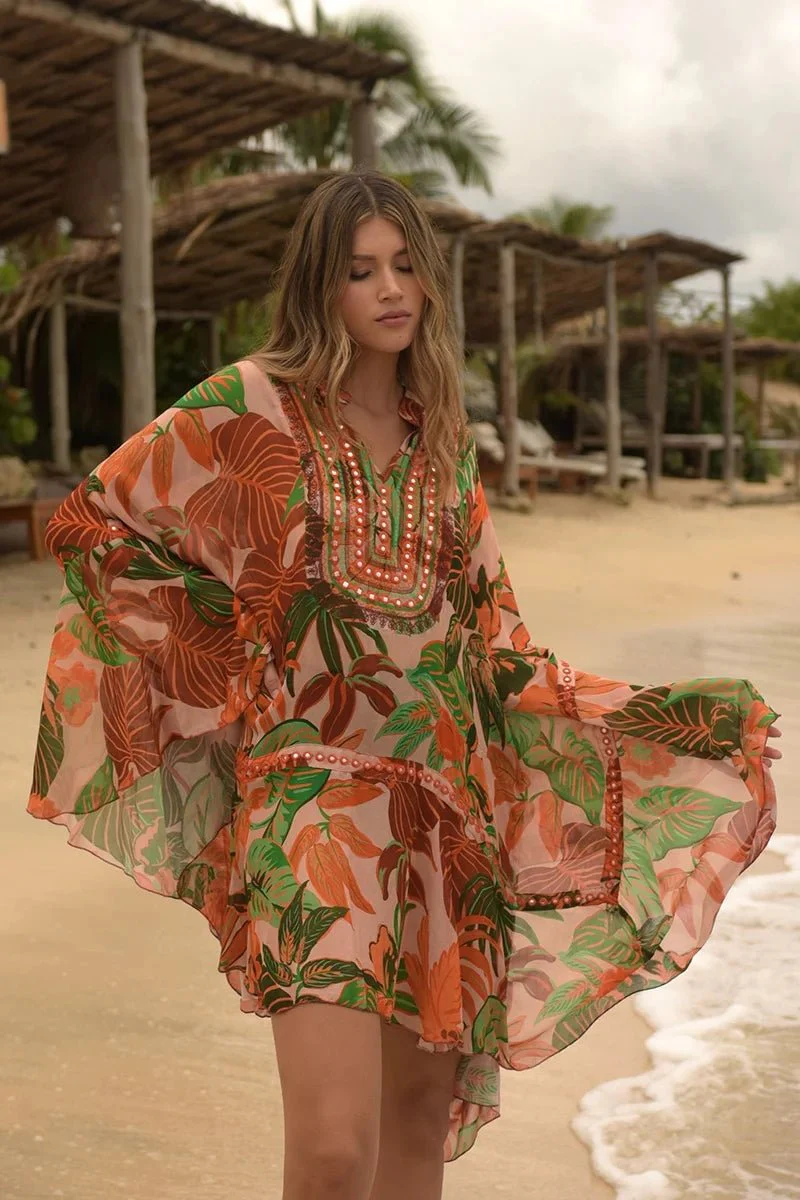 Aleida Kaftan Peach - Image 2