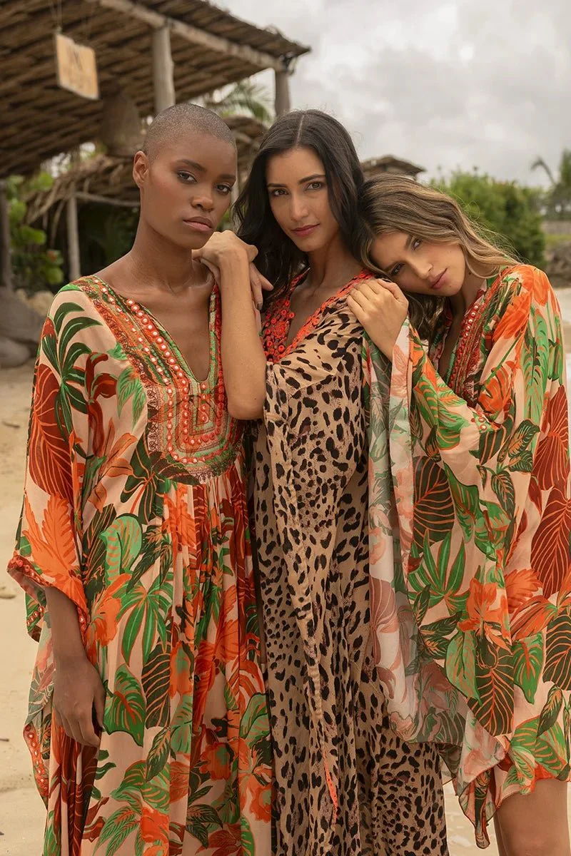 Aleida Kaftan Peach - Image 4