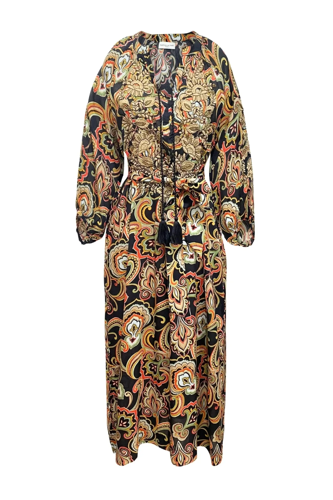 Coline Dress Black Multico - Image 2