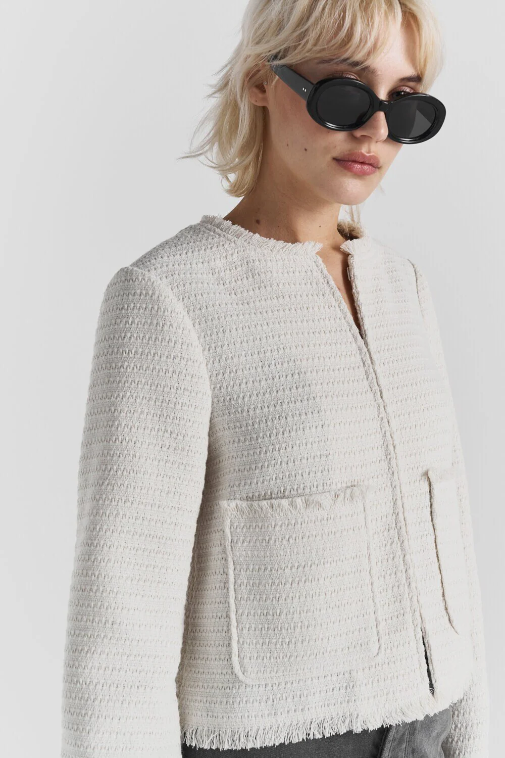 Raina Jacket Off White - Image 3
