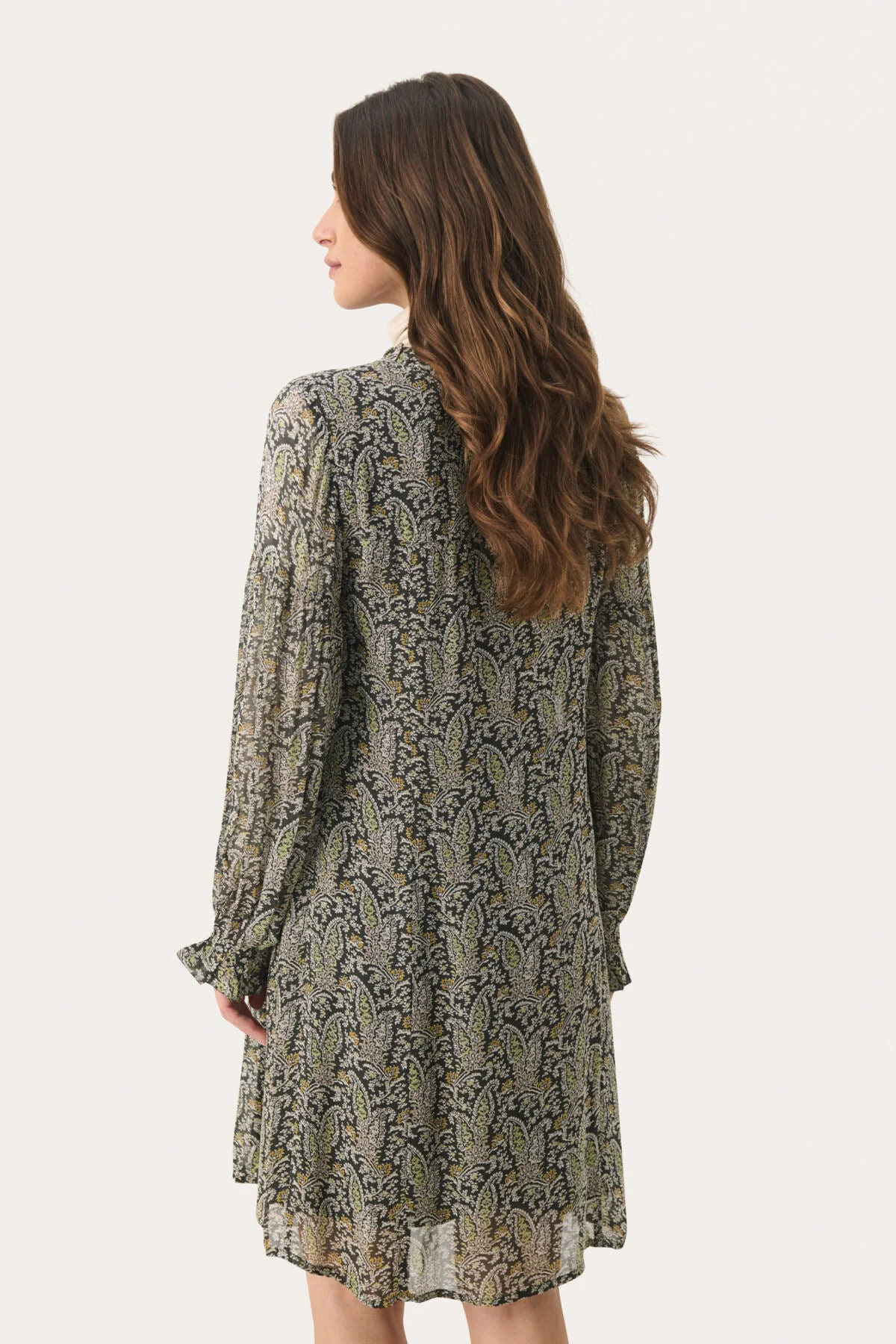 Botellapw Dress Rosin Paisley Print - Image 6