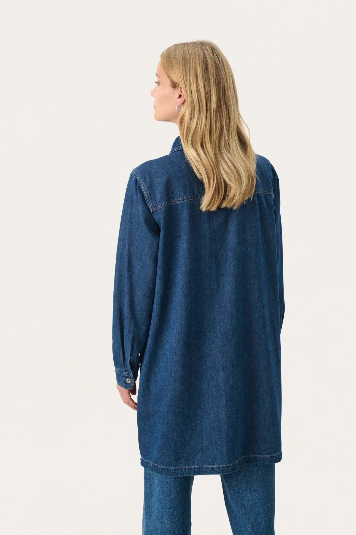 Stinepw Dress Medium Blue Denim - Image 10