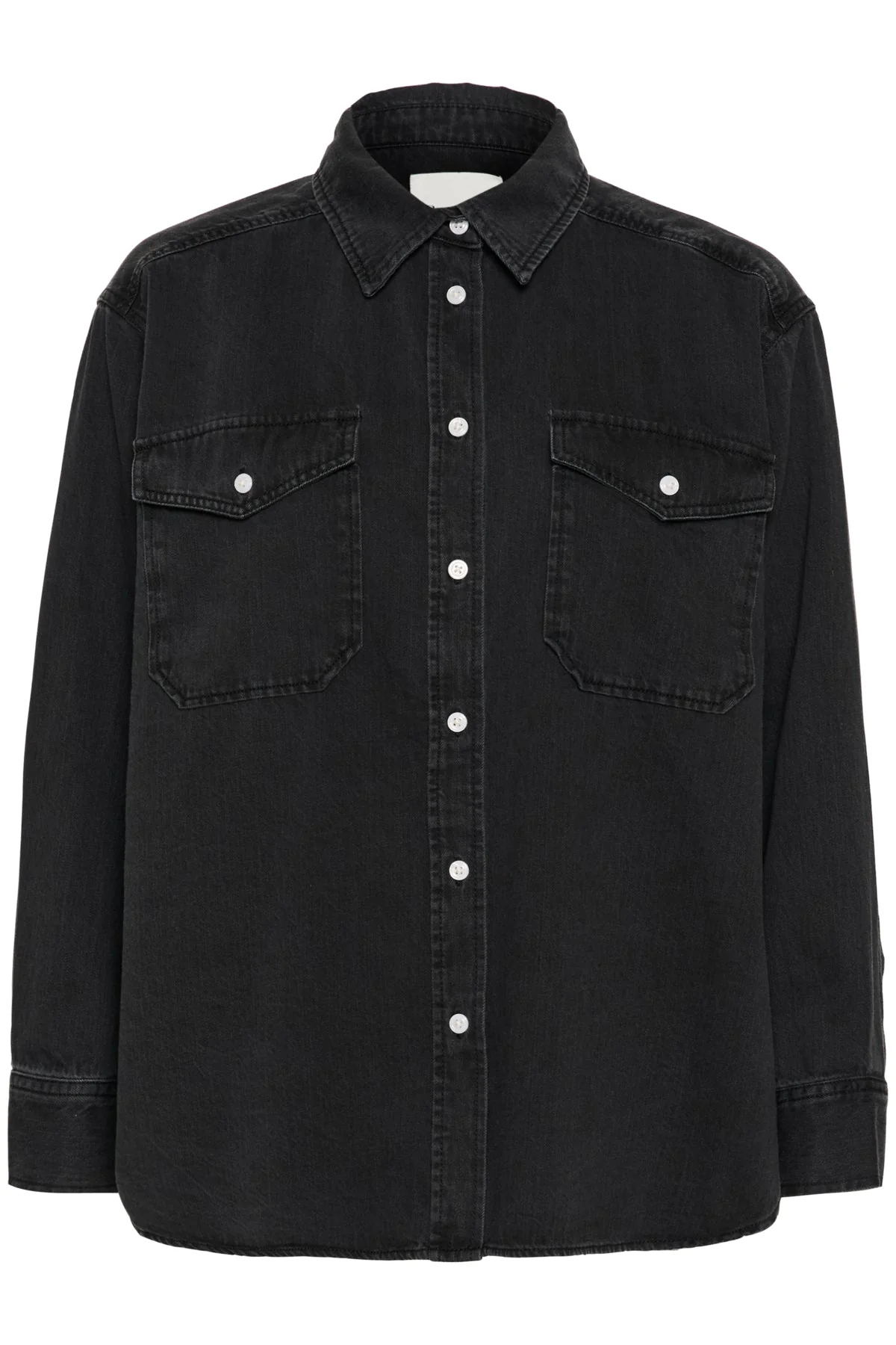 Collettepw Shirt Washed Black Denim - Image 2