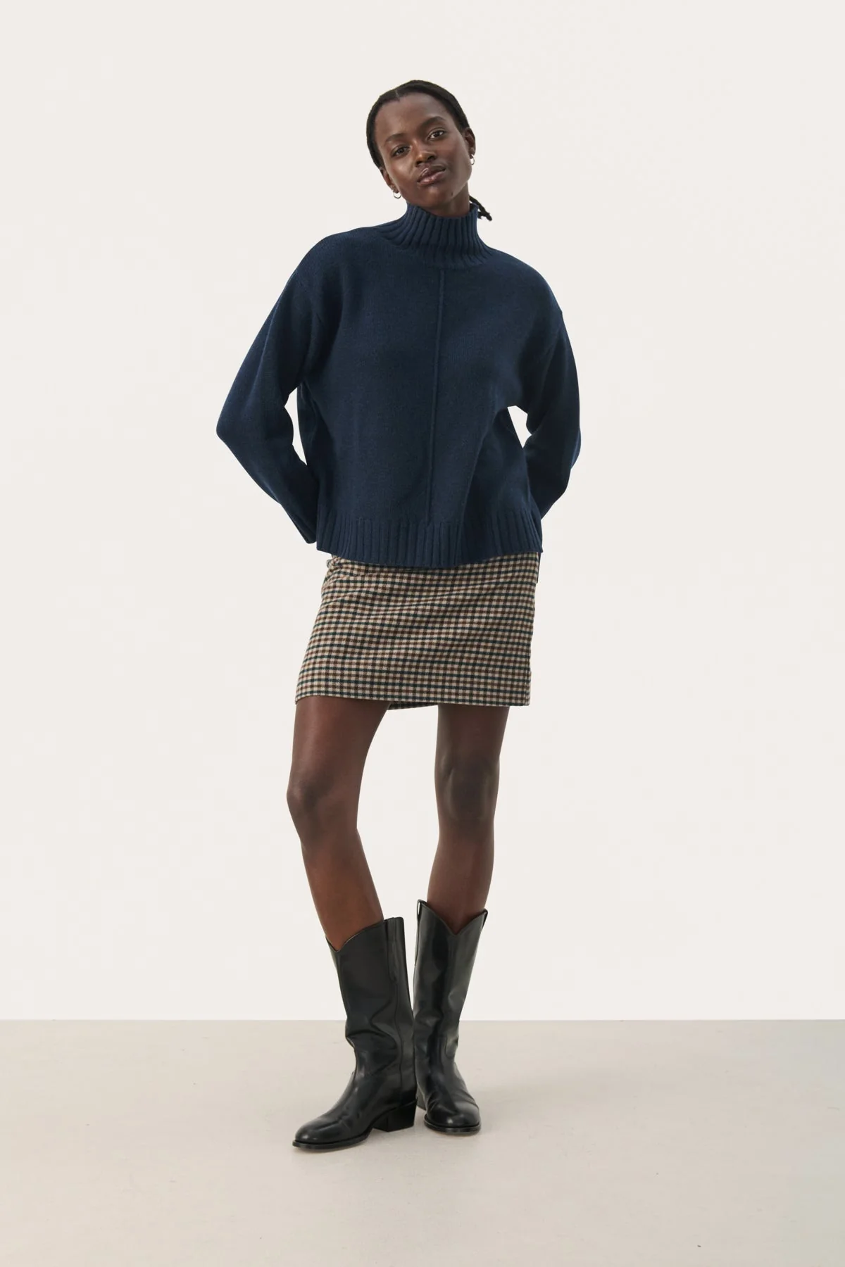 Lilyepw Pullover Navy Blazer - Image 4
