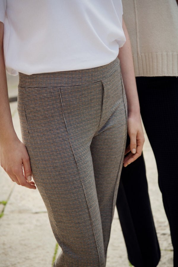 Pontaspw Pants Brown Check - Image 2