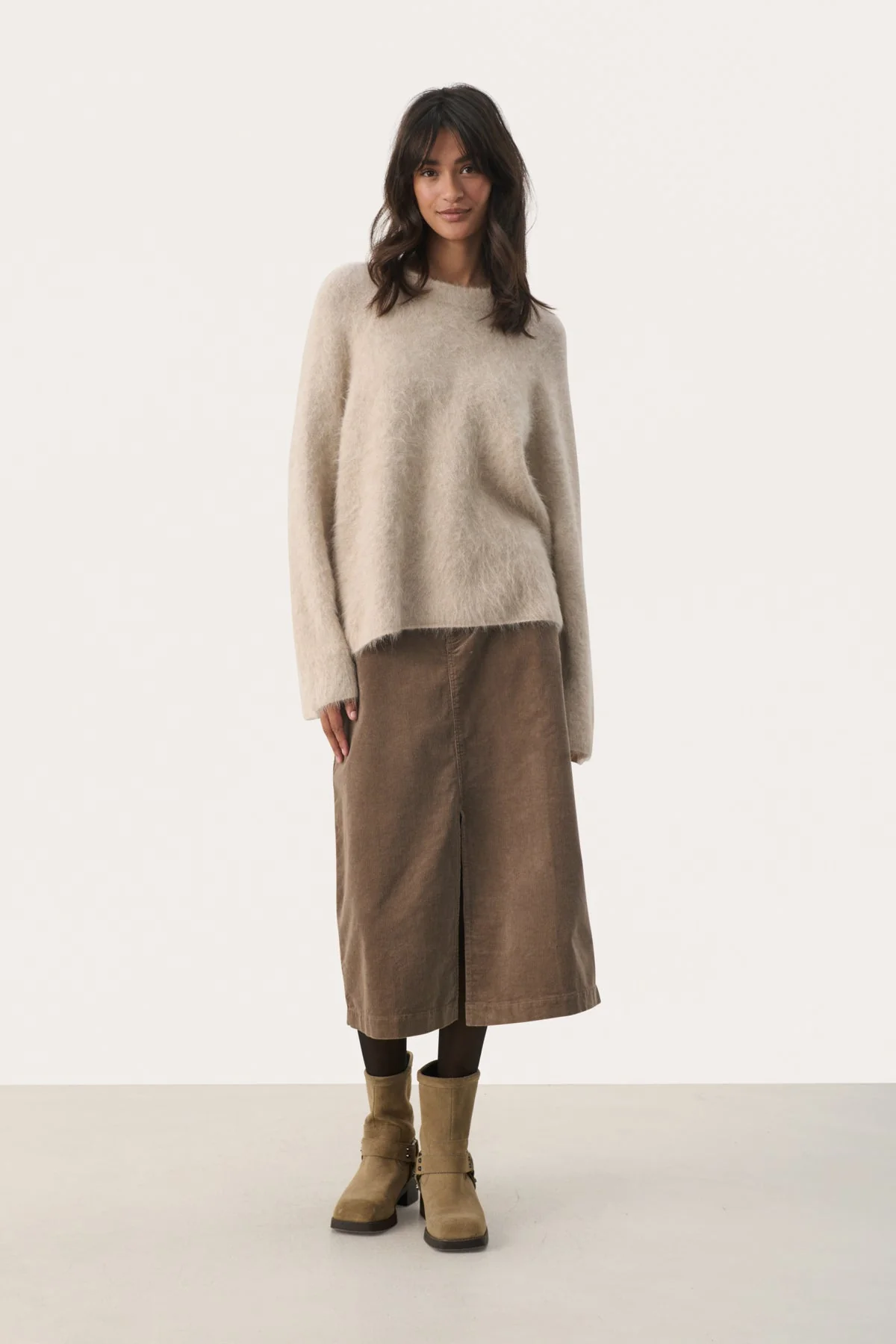 Leilanipw Skirt Walnut - Image 5